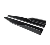 Per TT 2004-2019 2016 2017 75CM Minigonne Laterali Per Auto Paraurti Diffusore Spoiler Grembiuli Ali Estensioni Look Fibra Di Carbonio Alettoni Laterali Auto(Look in carbonio)