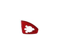 Per TT 8N 8J Mk1 Mk2 Mk3 TTRS 2008-2014 Per Delux Per Versione LHD Rivestimento Pulsante Blocco Portiera Interna Dell'auto Fibra Carbonio Copertura Trim Interni Auto(Red)