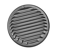 per tubo Ø 160mm Griglia di Ventilazione con Zanzariera - Griglie D'Aerazione in Metallo - Alluminio