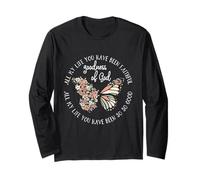 per Tutta la Vita Sei Stato Fedele Butterfly Christian Maglia a Manica