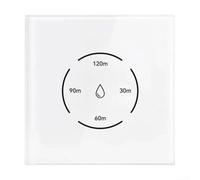 Per Tuya 40A Smart Boiler Switch WiFi Riscaldatore di Acqua Touch Panel per Monitoraggio Remoto e Attivazione Vocale (Bianco)