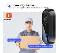 Per Tuya App Videocitofono Wireless Wifi con Telecamera Citofono Smart 1080P HD