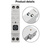 Per Tuya Interruttore Smart per Din Rail con Opzioni di Temporizzazione Flessibi