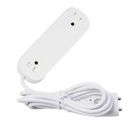 Per Tuya per sensore di perdite d'acqua, per rilevatore di inondazione Zigbee per casa, cucina, cantina, garage, barca; app rapida tramite For Smart Life, bassa potenza, bianco (Wi-Fi)