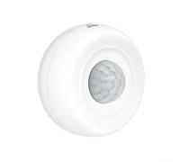 Per Tuya per Smart PIR Sensor Rilevatore di movimento a 360°, sensore WiFi a infrarossi per corpo umano con controllo APP e avvisi in tempo reale per la sicurezza domestica, bianco