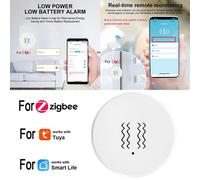 Per Tuya Per Zigbee Sensore di Vibrazione Wireless per Monitoraggio Continuo