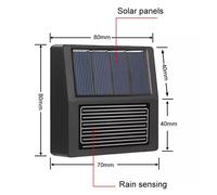 Per Tuya Per Zigbee Sensore Solare Pioggia Wireless con Grado IP65 Resistente al