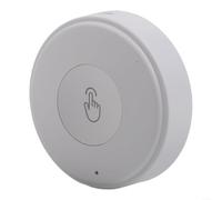 per tuya per Zigbee Smart Scene Switch, 3 modalità breve/lunga/doppia pressione, ricaricabile IP55 impermeabile, controller di scena wireless per tuya per app Smart Life, bianco (bianco)