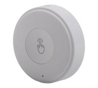 per tuya per zigbee Smart Scene Switch, controller wireless a pulsante per automazione domestica con breve/lunghi/doppia pressione, impermeabile IP55 ricaricabile, hub richiesto (bianco)