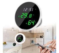 Per Tuya Sensore di Temperatura Umidità WiFi con LCD Retroilluminato per Smart