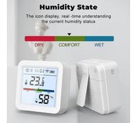 Per Tuya Sensore Smart di Temperatura e Umidità con Display Facile da Usare