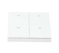 per TUYA Smart for ZIGBEE 3.0 Scene Switch, controller wireless a 4 pulsanti da parete con 12 modalità personalizzate per app Smart Life, telecomando domotico ABS bianco (hub richiesto, batteria non