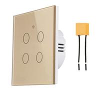 Per Tuya Smart Home Interruttore da Parete 4 Gang WiFi Touch con Funzione Timer