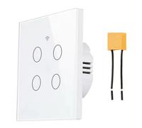 Per Tuya Smart Home Interruttore da Parete 4 Gang WiFi Touch con Funzione Timer