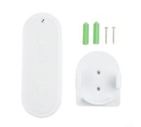 Per Tuya Smart Home Wireless Touch Switch 4 Gang Modelli Personalizzabili Indicatore Fluorescente 2.5D Vetro Temperato Telecomando Multifunzione Tre Modalità Lunga Durata della Batteria (bianco)