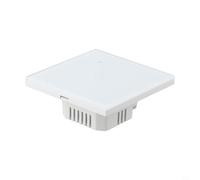 Per Tuya Smart WiFi Boiler Touch Switch 40A con doppia modalità e timer per Alexa, pannello in vetro per scaldabagno e dispositivi ad alte prestazioni (bianco)