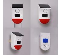 Per Tuya WiFi Allarme ad Energia Solare con Luce Sonora e Doppia Sensibilità Mo [EEK: A]