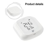 per Tuya WiFi Smart Sensore Temperatura e Umidità Schermo Interno Termometro [EEK: A]