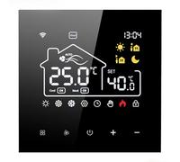 Per Tuya WIFI Termostato Con Controllo Vocale E APP Per AC Centrale E Riscaldamento A Pavimento, Grande Touch Screen LCD, Sicurezza Blocco Bambini, Funzione di Backup Dati