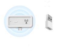 Per Tuya ZigBee Intelligente Ripetitore di segnale, Tipo-C Amplificatore Extender Smart Home Automation Dispositivo di lavoro con ZigBee Gateway Hub Vita intelligente (Ripetitore + Adattatore)