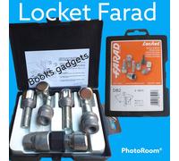 Per Ford Fiesta Kit Bulloni Antifurto Locket Farad per Cerchi in Acciaio Orig.