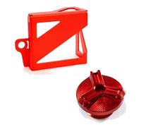 Per Twin CRF 1100 L CRF1100L 2019-2022 Per Africa Adventure Tappo Riempimento Olio Per Moto Tappo Protezione Serbatoio Liquido Freni Posteriore Olio Tappo di riempimento(1 set-Red)