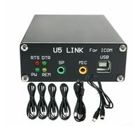 Per U5 Link per icom Radio Connettore DIN8-DIN8, per ft232rl Chip Isolato PTT CIV Control, Per IC-706 718 756PRO 7800 Ham Station (8-8)