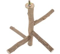 Per Uccelli in Legno Cavalletto Palo Del Supporto Pappagallo
