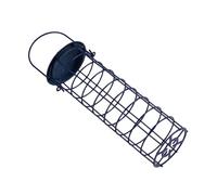 per uccelli - Mangiatoia portatile per palline in filo metallico | Dispenser di cibo da appendere all'aperto, gabbia in metallo da appendere all'esterno, dispenser portatile