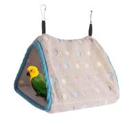 per uccelli - per voliera, Santuario degli uccelli | Scalda-uccelli in peluche, casetta per nidi per uccelli calda invernale portatile, capanna appesa ad amaca, gabbia per fringuelli per p