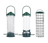 per uccelli - Supporto per alimenti in metallo resistente alla ruggine | per uccelli esterni a prova di scoiattoli, per colibrì selvatico fringuello giardino cortile balcone sentiero