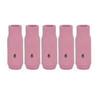 Per ugelli TIG Alumina Shield Cups 10N48 5 Pack per WP 17 18 26 Compatibile con torce di saldatura PTA 17 18 26 e DB17 DB18 DB26