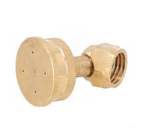 Per ugello filettato in ottone M14 x 1,5 con quattro orientamenti regolabili per nebulizzazione a spruzzo nei sistemi di supporto e anelli di irrigazione della serra (curvi)