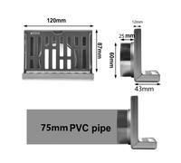 Per un drenaggio efficiente tutto lo scarico del pavimento in rame per scarico r