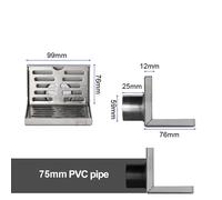 Per un drenaggio efficiente tutto lo scarico del pavimento in rame per scarico r