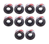 Per un marchio di nastro riflettente, 10 pezzi di nastro riflettente, 2,5 cmx60m, argento rosso a doppio lato, per deterrente degli uccelli in Orchard