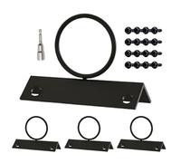 per una corda Me recinzione decorativa corda è: un brevettato a vite a croce garantisce stabilità. I supporti cervi set di 4, consentendo disposizione lineare e curva -formazione,