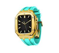 Per una custodia a banda 45mm 44mm cinghia robusta con custodia per paraurti resistente agli ammortizzatori, uomini donne sport sport band militare solo per iwatch Serie 7 SE 6 5 4