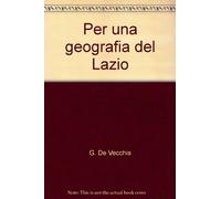 Per una geografia del Lazio