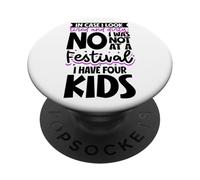 Per una mamma stanca - quattro figli PopSockets PopGrip Adesivo