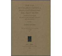 Per una sociologia empirica della letteratura del siglo de oro