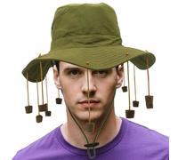 Per Unisex - Festival Australiano, Cabina Costumi | Cotone con Perle, Fascia Regolabile Per La Protezione Solare, Spettacolo Costume Da Viaggio Bea