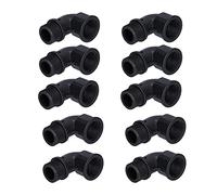 per universale, 10 pezzi di assunzione di acqua rapida valvola rotabile a gomito pipa a gomito (Spirale esterna da 1 pollice)