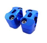 Per Universale Moto CNC Fat 1 1/8'' 28mm Manubrio Morsetto Adattatore Riser Conico Pit Pro Dirt Motor Bike ATV Quad Motocross(Blue)