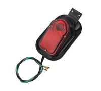 Per Universale Per Bobber Chopper Per Touring Fanali Posteriori Motociclo Fanale Posteriore Lampada Accessori Luci Freno(Black)