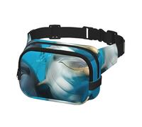 per Uomo Donna Viso Sorridente Delfini Marsupi Regolabili Borsa a Tracolla per Viaggio