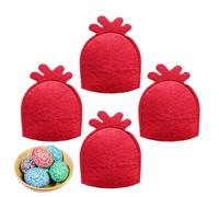 per uova di cartone animato - 4 sacchetti per uova di Pasqua | Adorabile copertura per uova di , involucri decorativi caldi per la casa, la tavola, le forniture per le feste, i