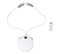Per USB, per scaldabagno, mini ricaricabile, alta precisione, collo sospeso, adatto per il collo e l'uso della mano (Bianco)
