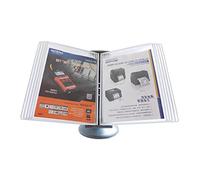 Per uso quotidiano Desk Top Reference Arranger, Desktop Flip Exhibit Folder, 10 tasche di visualizzazione Catalogo Display Rack, A4 Letter-size Desk Reference e anche sistema di visualizzazione