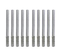 per utensili rotanti di precisione per intaglio di gioielli e pietra - Testa di rettifica ad ago A compatibile con strumenti di tipo DREMEL, 3 × 3 mm/3 × 4 mm (3 x 3 mm)